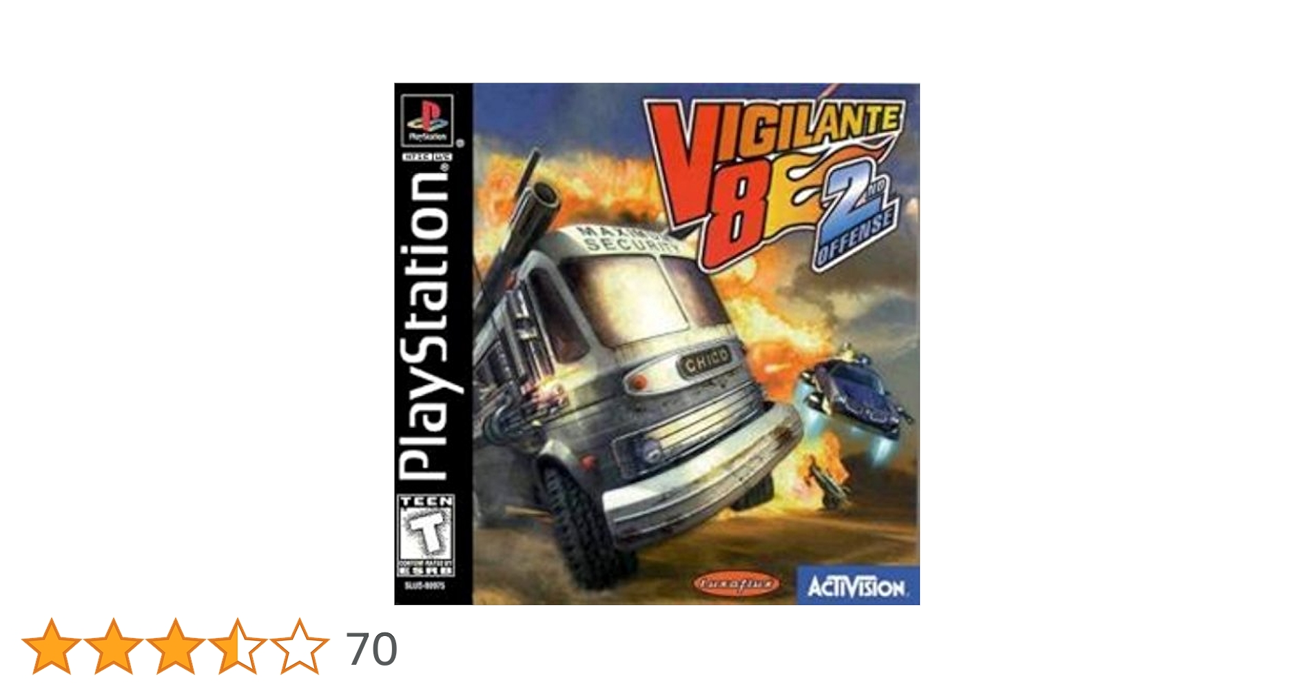 PlayStation　ビジランテ8　II VIGILANTE 8 2nd BATTLE The Best SLPM 86928 PS1 Playstation